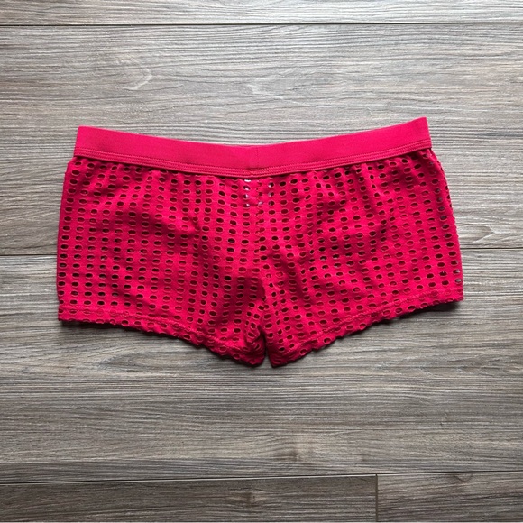 SOLD Mesh See Through Boxer Briefs / Trunks in White (Size Small) - Picture 7 of 11